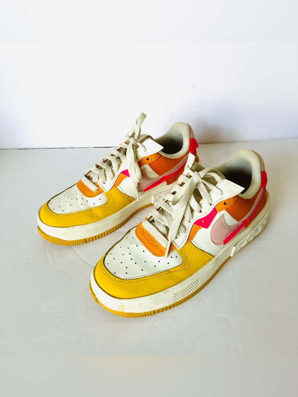 Nike Air Force 1 Fontanka 'Sunrise' DX2675-100 Women's Size 7.5